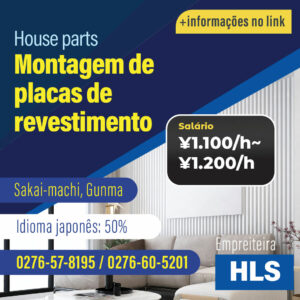 Montagem de placas de revestimento (VAGAM221221HLS)