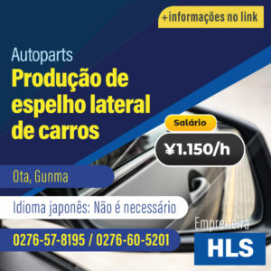 Produção de espelho de carros (VAGAA231221HLS)